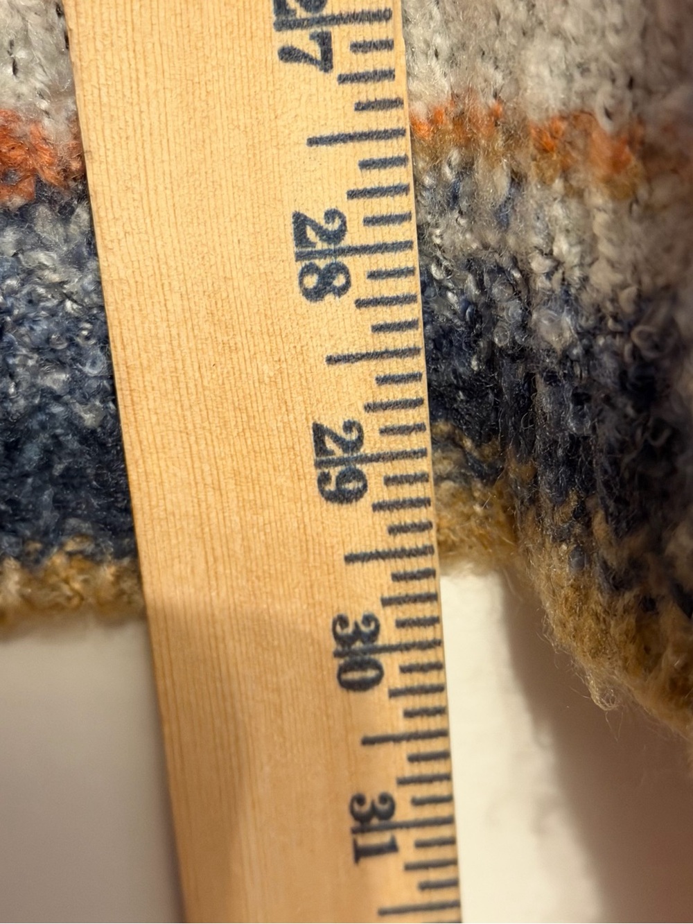 Ruby Rd. Multicolor Striped Open-Front Cardigan - Rust, Navy,‎ Cream - Picture 8 of 9